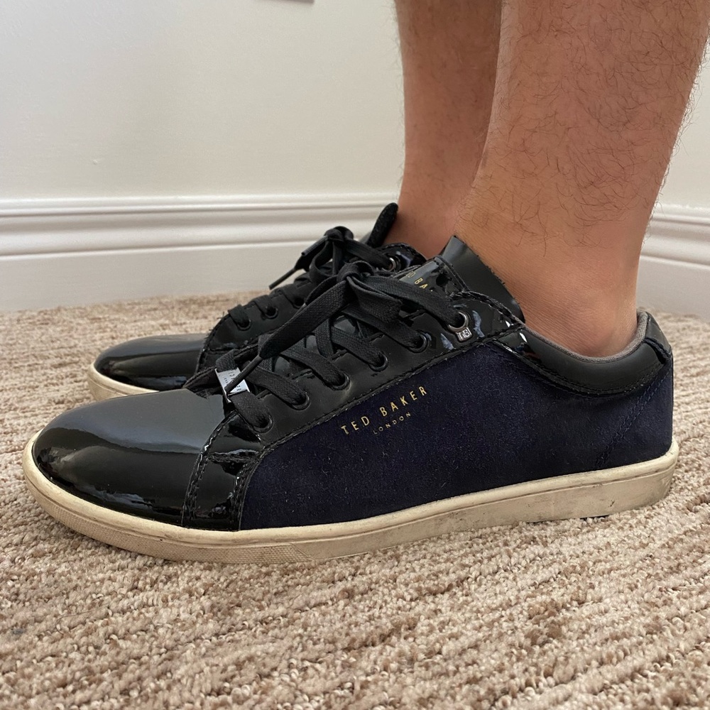 Ted baker patent toe sneakers